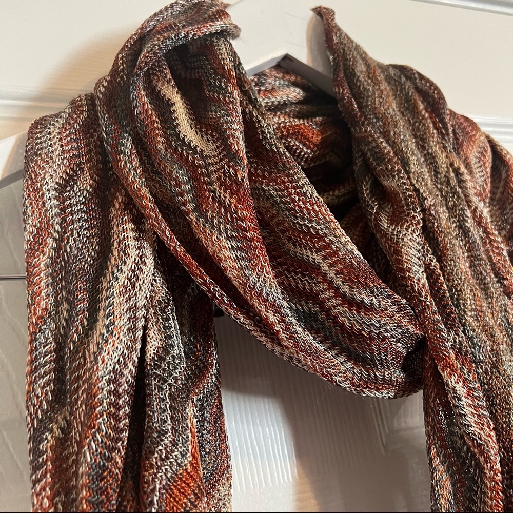Earth Tone Woven Scarf